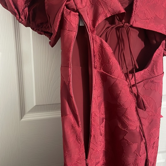 NWT Sachin & Babi Gabby Floral Jacquard Sweetheart Midi Dress - Picture 8 of 9